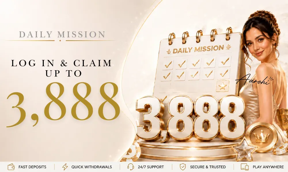 Okwin178 daily mission login reward up to NPR 3,888